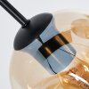 Ripoll Suspension, Boule lumineuse, Suspension Ambre, Fumé, 6 lumières