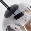 Ripoll Suspension, Boule lumineuse, Suspension Ambre, Clair, Fumé, 6 lumières