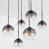 Koyoto Suspension, Boule lumineuse, Suspension Clair, Fumé, 6 lumières