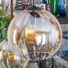 Koyoto Suspension, Boule lumineuse, Suspension Ambre, Clair, 6 lumières