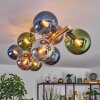 Gastor Plafonnier, Boule lumineuse Or, Noir, 10 lumières