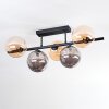 Chehalis Plafonnier, Boule lumineuse Noir, 5 lumières