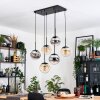 Gastor Suspension, Boule lumineuse, Suspension Noir, 6 lumières