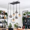 Gastor Suspension, Boule lumineuse, Suspension Noir, 6 lumières