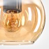 Koyoto Suspension, Boule lumineuse, Suspension Écru, Noir, 4 lumières
