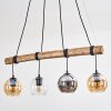 Koyoto Suspension, Boule lumineuse, Suspension Écru, Noir, 4 lumières