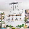 Koyoto Suspension, Boule lumineuse, Suspension Écru, Noir, 4 lumières