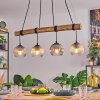 Koyoto Suspension, Boule lumineuse, Suspension Écru, Noir, 4 lumières