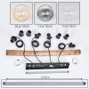 Koyoto Suspension, Boule lumineuse, Suspension Écru, Noir, 4 lumières