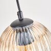 Koyoto Suspension, Boule lumineuse, Suspension Écru, Noir, 4 lumières