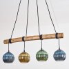 Koyoto Suspension, Boule lumineuse, Suspension Écru, Noir, 4 lumières