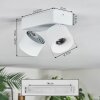 Narel Plafonnier, Spot de plafond LED Blanc, 2 lumières