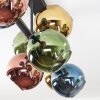 Koyoto Plafonnier, Boule lumineuse Bleu, Or, Vert, Cuivré, 8 lumières
