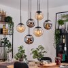Gastor Suspension, Boule lumineuse, Suspension Noir, 6 lumières
