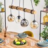 Ripoll Suspension, Boule lumineuse, Suspension Écru, Noir, 4 lumières