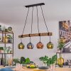 Koyoto Suspension, Boule lumineuse, Suspension Écru, Noir, 4 lumières