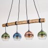 Koyoto Suspension, Boule lumineuse, Suspension Écru, Noir, 4 lumières