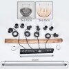 Koyoto Suspension, Boule lumineuse, Suspension Écru, Noir, 4 lumières