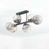 Ripoll Plafonnier, Boule lumineuse Ambre, Clair, Fumé, 6 lumières