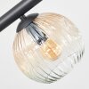 Ripoll Plafonnier, Boule lumineuse Ambre, Clair, 6 lumières