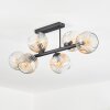 Ripoll Plafonnier, Boule lumineuse Ambre, Clair, 6 lumières