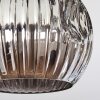 Ripoll Plafonnier, Boule lumineuse Chrome, Fumé, 5 lumières