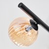 Chehalis Plafonnier, Boule lumineuse Noir, 5 lumières