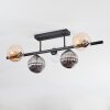 Chehalis Plafonnier, Boule lumineuse Noir, 5 lumières
