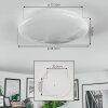 Peran Plafonnier LED Blanc, 1 lumière