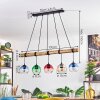Koyoto Suspension, Boule lumineuse, Suspension Écru, Noir, 5 lumières