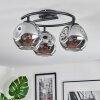 Ripoll Plafonnier, Boule lumineuse Fumé, 3 lumières