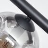 Ripoll Plafonnier, Boule lumineuse Clair, Fumé, 6 lumières