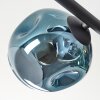 Ripoll Plafonnier, Boule lumineuse Bleu, Vert, Cuivré, 5 lumières