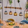 Koyoto Suspension, Boule lumineuse, Suspension Écru, Noir, 4 lumières