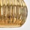Koyoto Suspension, Boule lumineuse, Suspension Écru, Noir, 4 lumières