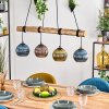 Koyoto Suspension, Boule lumineuse, Suspension Écru, Noir, 4 lumières