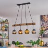 Koyoto Suspension, Boule lumineuse, Suspension Écru, Noir, 4 lumières