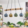 Ripoll Suspension, Boule lumineuse, Suspension Écru, Noir, 4 lumières