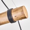 Ripoll Suspension, Boule lumineuse, Suspension Écru, Noir, 4 lumières