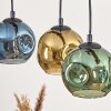 Ripoll Suspension, Boule lumineuse, Suspension Écru, Noir, 4 lumières