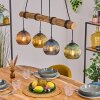 Koyoto Suspension, Boule lumineuse, Suspension Écru, Noir, 4 lumières