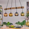 Koyoto Suspension, Boule lumineuse, Suspension Écru, Noir, 4 lumières
