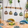 Koyoto Suspension, Boule lumineuse, Suspension Écru, Noir, 4 lumières