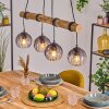 Koyoto Suspension, Boule lumineuse, Suspension Écru, Noir, 4 lumières