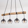 Koyoto Suspension, Boule lumineuse, Suspension Écru, Noir, 4 lumières