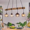 Koyoto Suspension, Boule lumineuse, Suspension Écru, Noir, 4 lumières