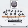 Koyoto Suspension, Boule lumineuse, Suspension Écru, Noir, 4 lumières