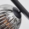 Chehalis Plafonnier, Boule lumineuse Fumé, 5 lumières