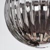 Chehalis Plafonnier, Boule lumineuse Fumé, 5 lumières
