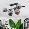 Chehalis Plafonnier, Boule lumineuse Fumé, 5 lumières